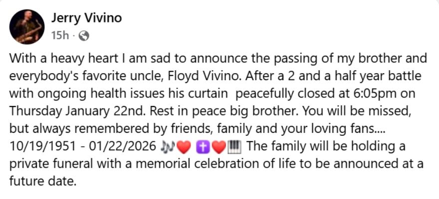 ‘Uncle Floyd, celebrated NJ comedian, passes away at 74