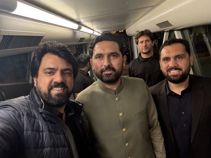 Original photograph of Khyber Pakhtunkhwa Chief Minister Sohail Afridi taken at Karachi airport on January 12.