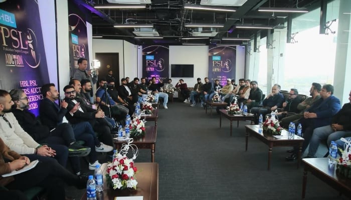 PCB chief Mohsin Naqvi meets national players and team management in Lahore, January 25, 2026. — Reporter