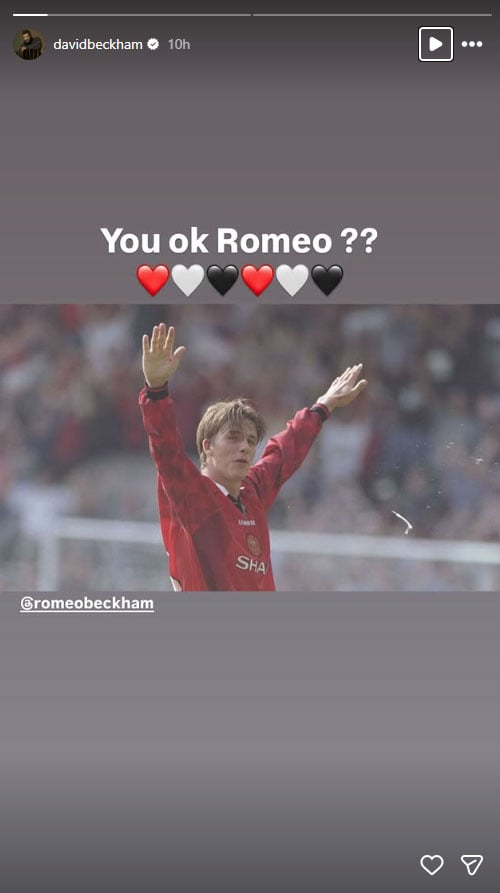 David Beckham bonds with Romeo amid collapse with Brooklyn Beckham