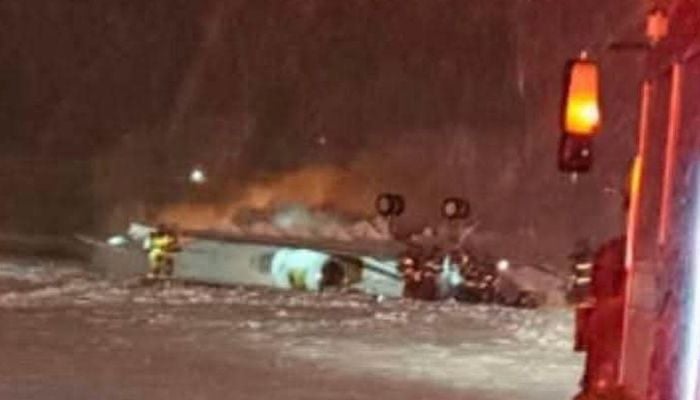 Private Business Jet Challenger 650 crashes in Bangor, Maine