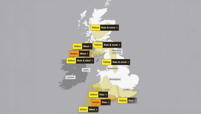 Storm Chandra set to hit UK with 80mph winds, heavy rain, snow