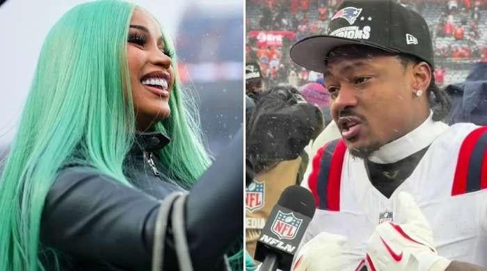Cardi B goes wild as Stefon Diggs heads to Super Bowl: 'That's my baby!'