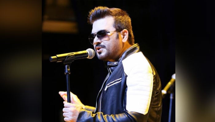 Pop singer Ali Haider seen singing at a show in thisundated image. — Instagram@alihaiderofficialpage