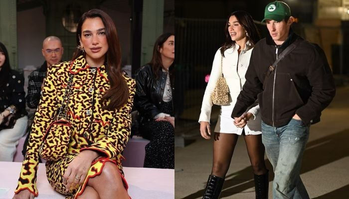 Dua Lipa steps out with beau Callum Turner for intimate Paris night