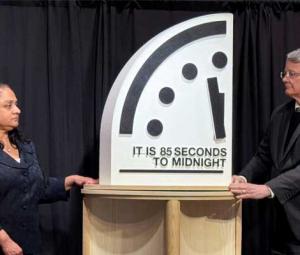‘Doomsday Clock' moves closer to midnight, a year into Trump term