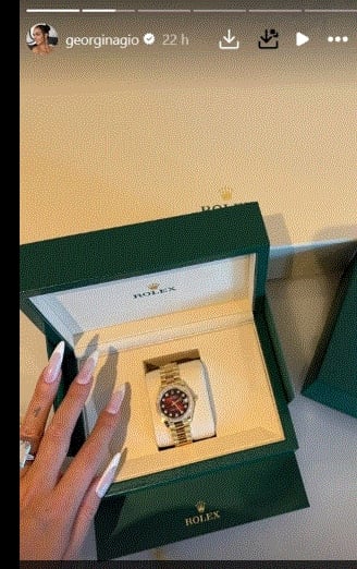 Cristiano Ronaldo gifts Georgina Rodriguez £45k Rolex for her birthday