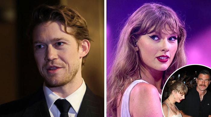 Joe Alwyn celebrates as Taylor Swift sends Travis Kelce wedding invites