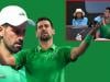 Novak Djokovic argues with umpire over warning at Australian Open