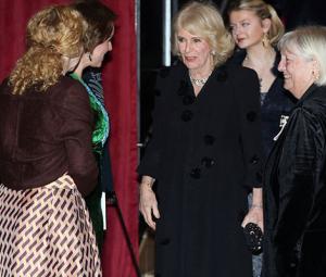 Queen Camilla meets everyone except Shakespeare who has other plans