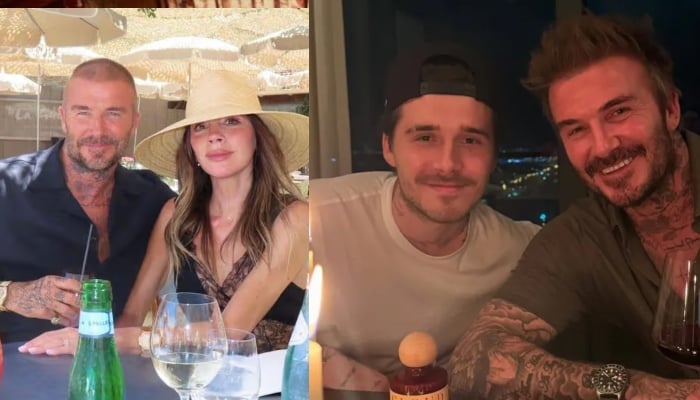 The legendary footballer headed to La Petite Chaise in the French capital amid fashion week