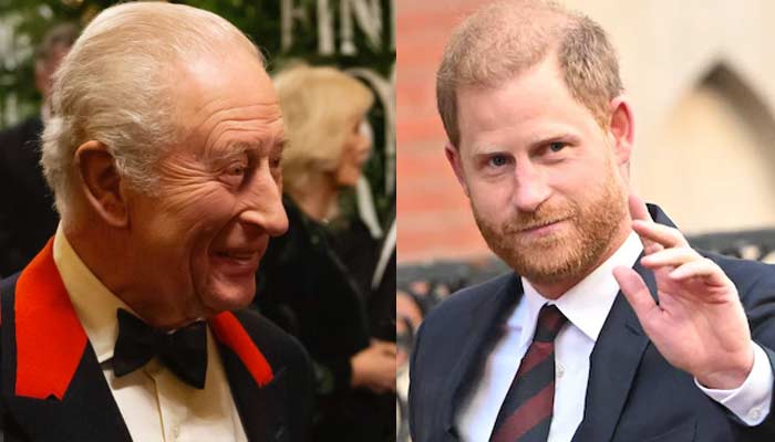 Prince Harry amkes surprise retun to Windsor Castle with King Charles, William