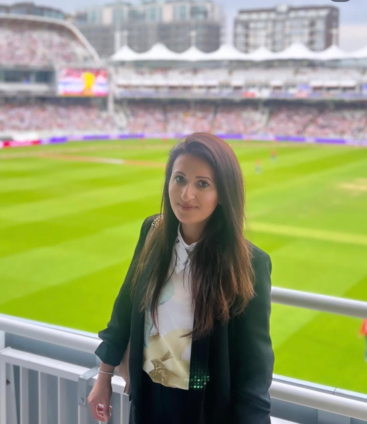 Nasir Jamshaids wife Dr Samara Afzal. — Reporter