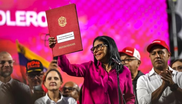 Venezuelas Delcy Rodriguez signs landmark law allowing privatisation of oil sector
