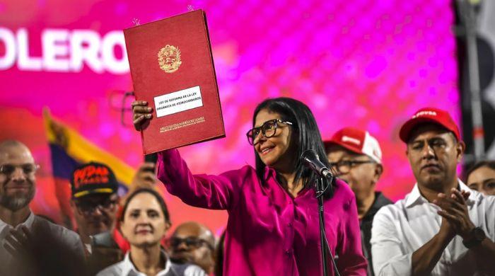 Venezuela's Delcy Rodriguez signs landmark law allowing privatisation of oil sector