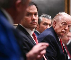 Trump says 'hopefully' no need for military action against Iran