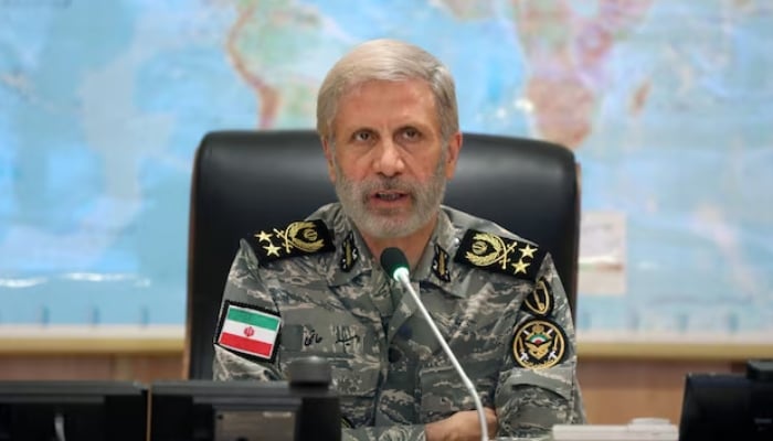 Iranian Army commander-in-chief Amir Hatami attends a meeting in the Iranian Armys War Command Room at an undisclosed location in Iran, June 23, 2025. — Reuters