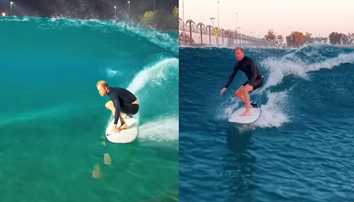 Prince Harry spotted riding waves with new partner amid legal fight