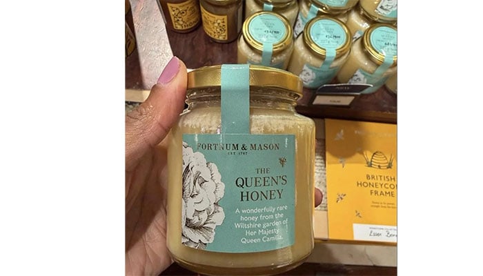 Queen Camilla’s garden honey