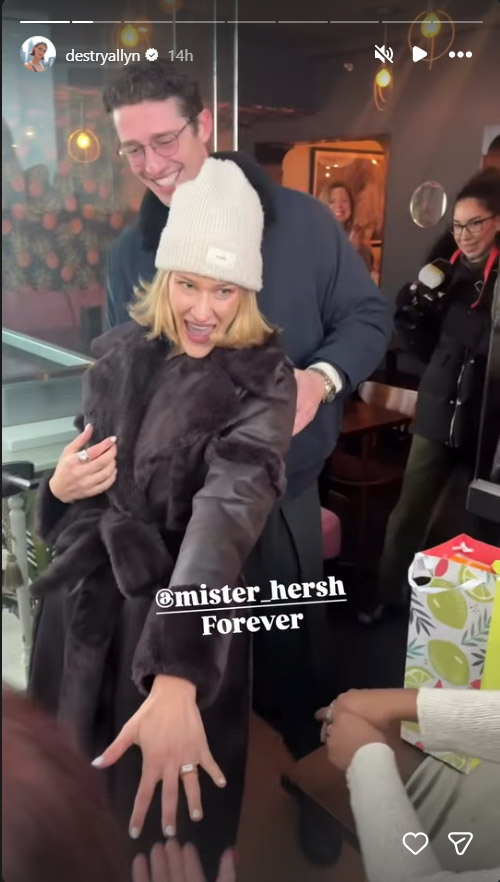 Steven Spielbergs daughter Destry gets engaged to boyfriend of four years