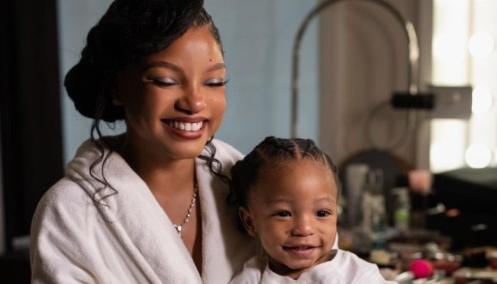 Halle Bailey at 2026 Grammys, gushes over son Halo
