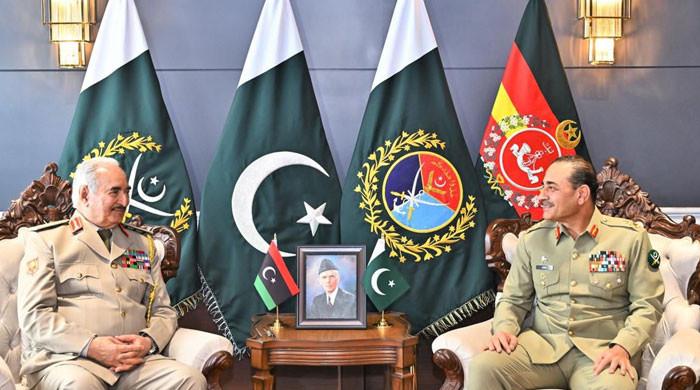 CDF Munir, Libyan military chief discuss security, professional cooperation