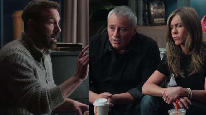 Ben Affleck enlists Jennifer Aniston, Matt LeBlanc for Super Bowl commercial