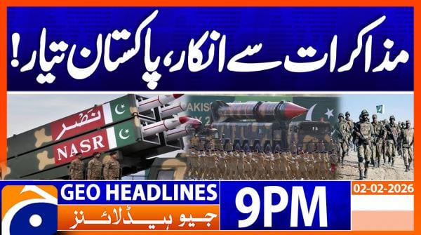 Geo Headlines 9 PM | 2nd February 2026