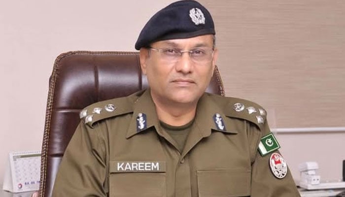 New inspector general (IG) of Punjab Police, Rao Abdul Kareem. — Facebook@ILovePunjabPolice/File