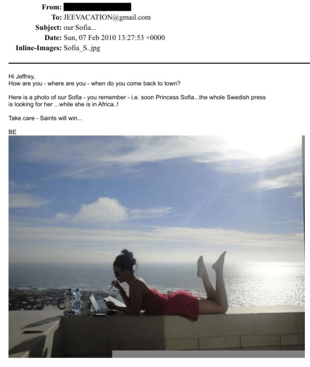 Royal Princess photo emerges in Epstein files weeks after Palace notice