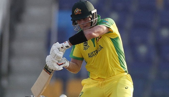 Australias Steve Smith in action against South Africa during their T20 World Cup 2021 match at the Zayed Cricket Stadium in UAE. — Reuters/File