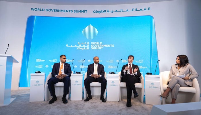 This image shows Bilal Azhar Kayani attends World Governments Summit in Dubai. — Reporter