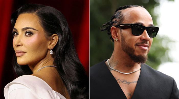 Kim Kardashian welcomes football star after getaway with Lewis Hamilton