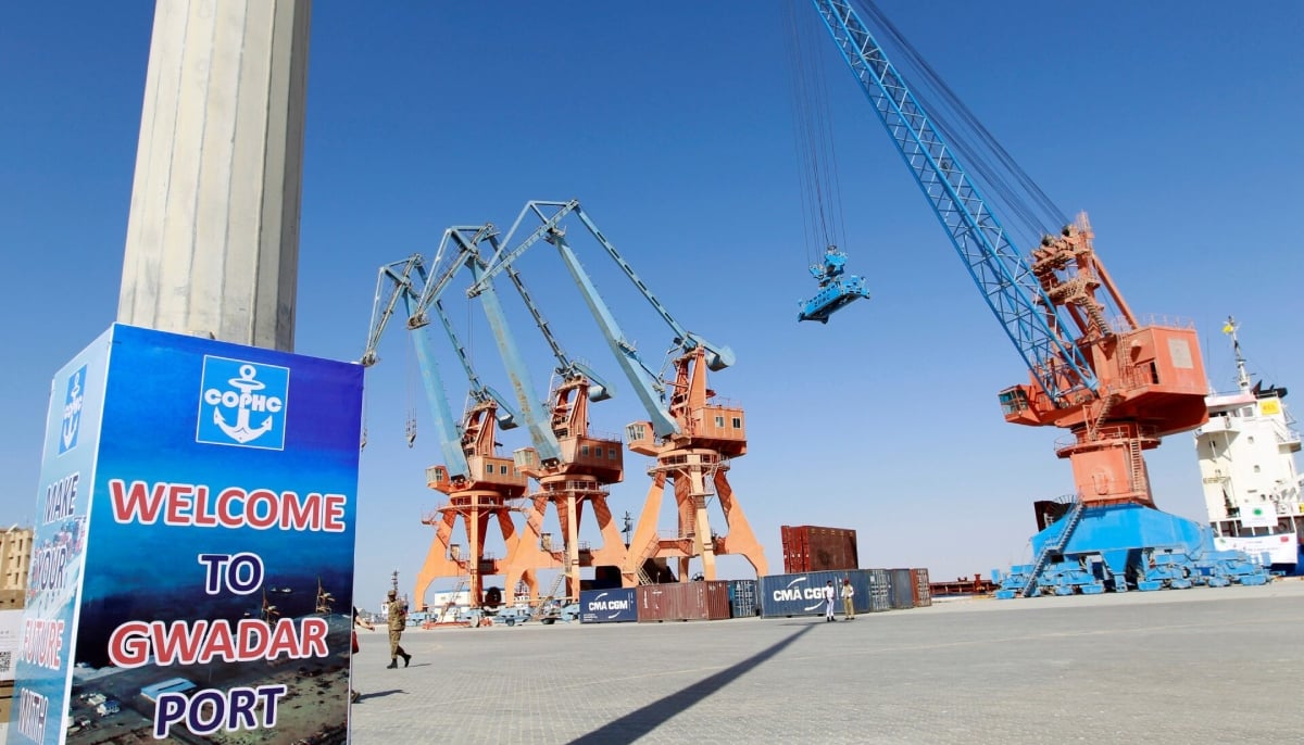 A general view of the port before the inauguration of the China-Pakistan Economic Corridor port in Gwadar on November 13, 2016. — Reuters