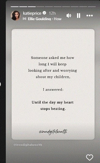 Katie Prices official Instagram page