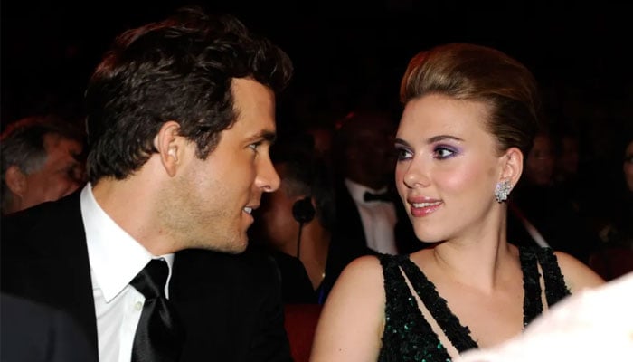 Ryan Reynolds and Scarlett Johansson; Source: Kevin Mazur/WireImage