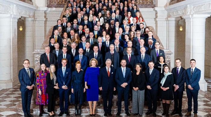 Belgium royals take center stage behind palace doors for key meeting