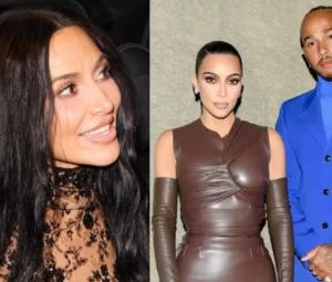 Kim Kardashian glows on third date with F1 champ Lewis Hamilton