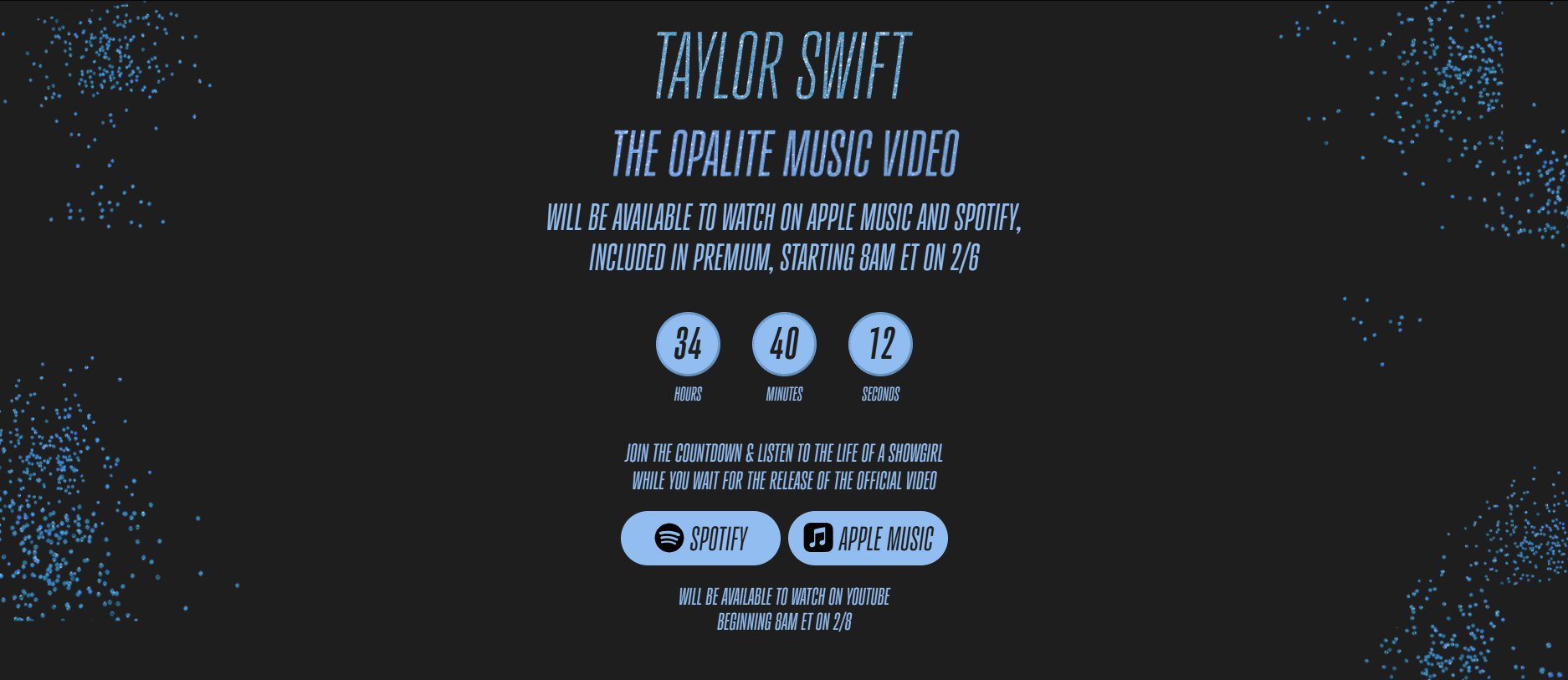 Credit: taylorswift.com