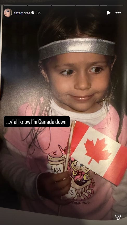 Tate McRae breaks silence about backing US at Winter Olympics