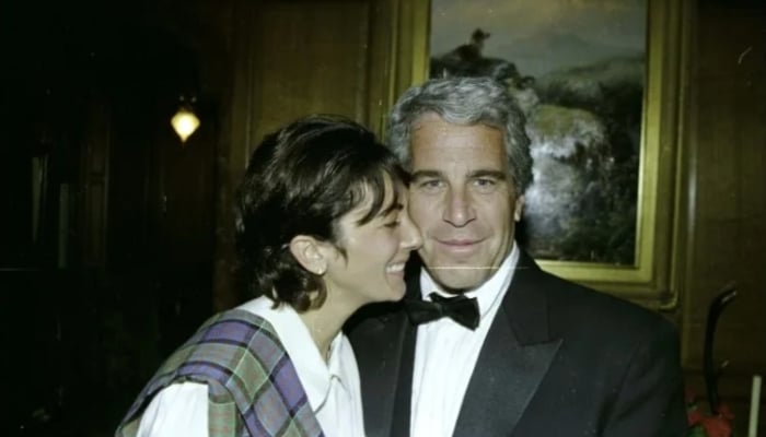 Jeffrey Epstein and Ghislaine Maxwell, the only former Epstein associate convicted in connection with his activities.— AFP