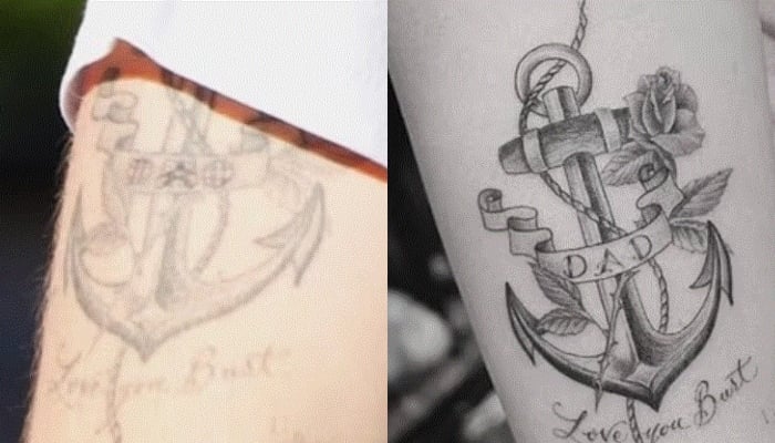 Brooklyn Beckham covers up dad tattoo amid family fallout: Pictures