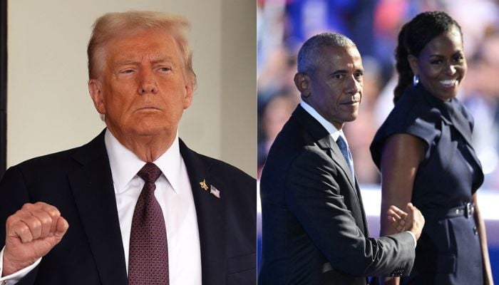 Trump shares racist video depicting Obamas as ‘monkeys’ in election conspiracy post