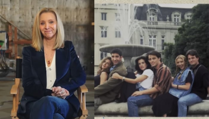 Lisa Kudrow showed the opening credits scene location of Friends