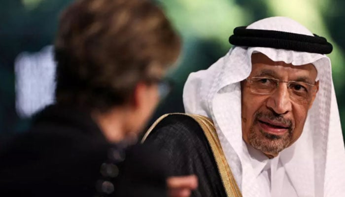 This representational image shows Saudi Arabia’s Minister of Investment Khalid bin Abdulaziz Al-Falih attends the Future Investment Initiative (FII) in Riyadh, Saudi Arabia, on October 29, 2024. — Reuters