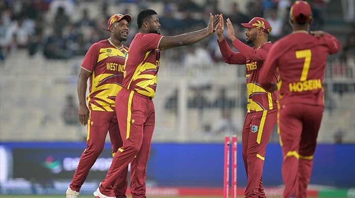 T20 World Cup: Shepherd's five-wicket haul seals West Indies win over Scotland