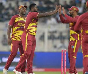 T20 World Cup: Shepherd's five-wicket haul seals West Indies win over Scotland