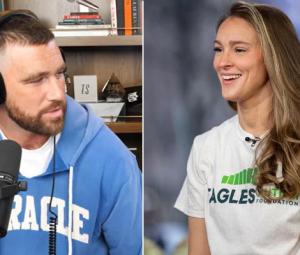 Kylie Kelce shares why kids anticipate Uncle Travis, Auntie Taylor visits