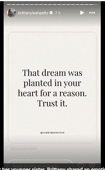 Brittanyleahpeltz official Instagram account