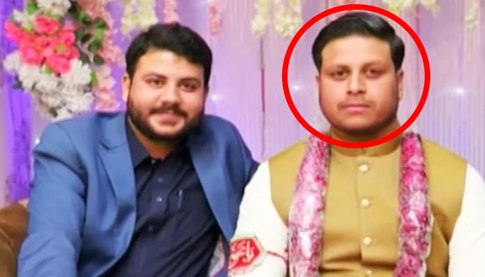 Young man (right), named Aun Abbas, who embraced martyrdom in suicide bombing at Khadijat-ul-Kubra Imambargah in Islamabad’s Tarlai area. — Screengrab via YouTube/Geo News